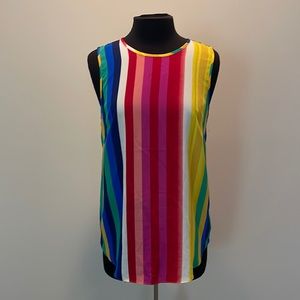 Never Worn! Cynthia Rowley Multicolor Striped Tank Top